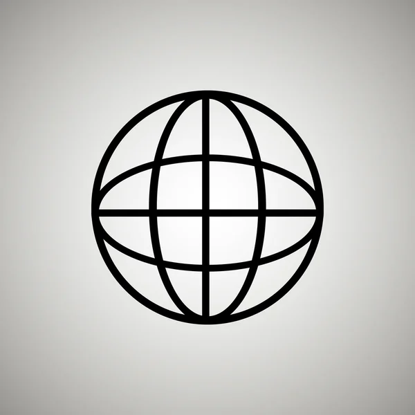 Esfera icono de diseño — Vector de stock