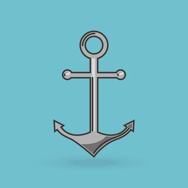 Moře ploché ikony designu — Stockový vektor