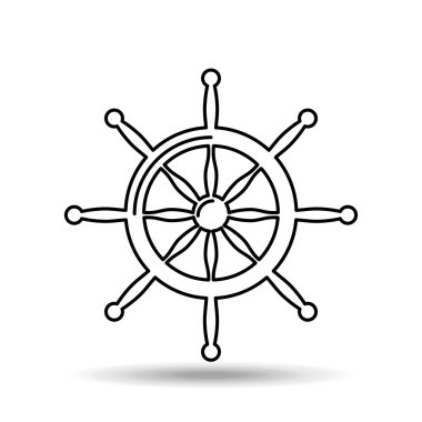 Deniz düz simgesi tasarım