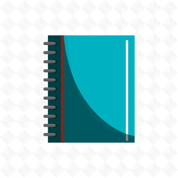 Notebook Icône Design — Image vectorielle