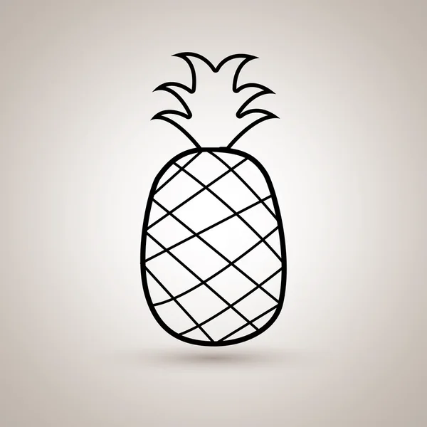 新鮮なフルーツのデザイン — ストックベクタ