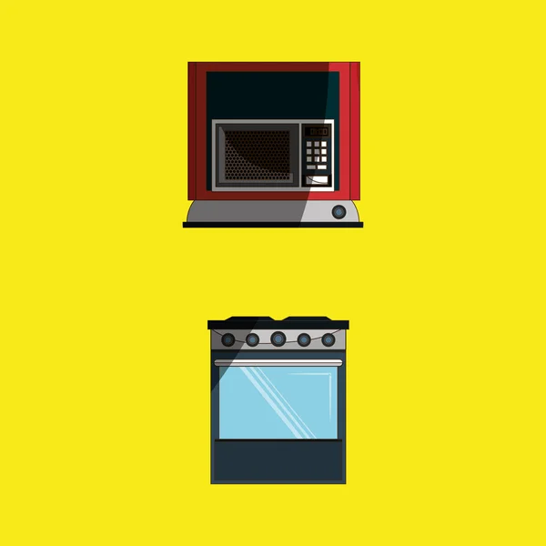 台所用品のデザイン — ストックベクタ