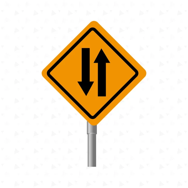 Road sign design — Stock Vector