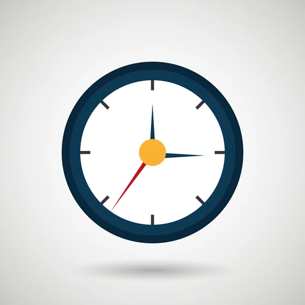 Design dell'icona piatta del tempo — Vettoriale Stock