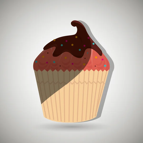 Słodkie ciasta projektowania — Wektor stockowy