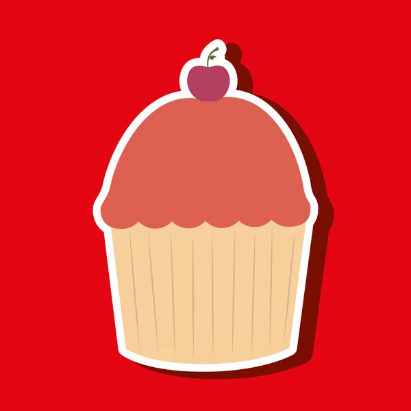 Sweet cakes design — Stock Vector