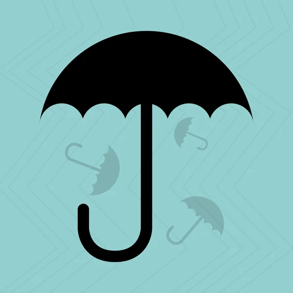 Umbrella icon  design — Stock Vector