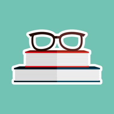 Kitaplar ve gözlük tasarımı