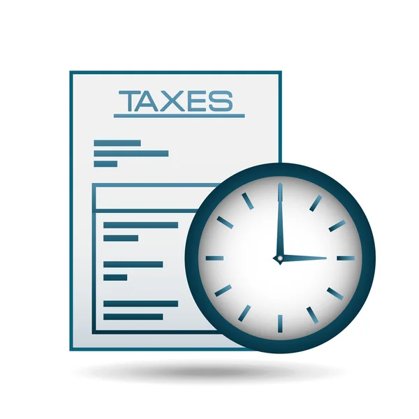 Steuern fällig — Stockvektor