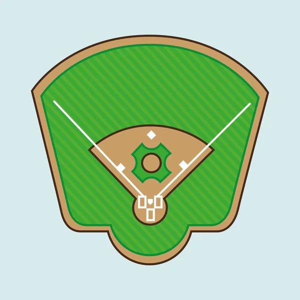 Disegno di sport di baseball — Vettoriale Stock