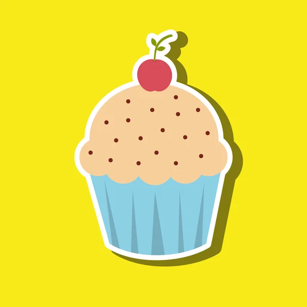 Sweet cakes design — Stock Vector