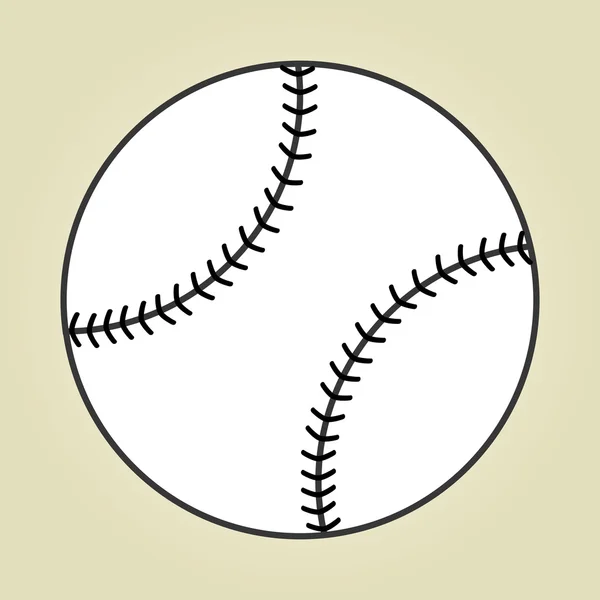Beyzbol spor tasarım — Stok Vektör