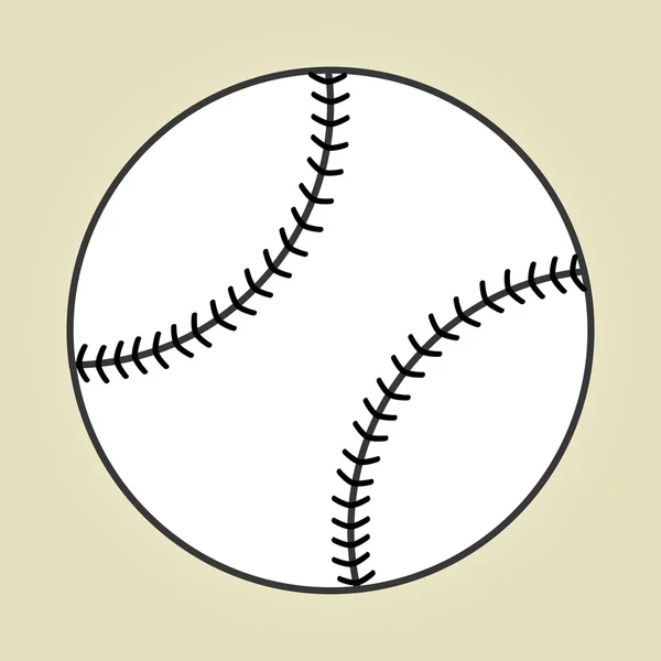 Disegno di sport di baseball — Vettoriale Stock