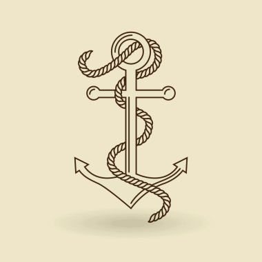 Deniz düz simgesi tasarım