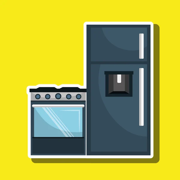 Cocina utensilios de diseño — Vector de stock