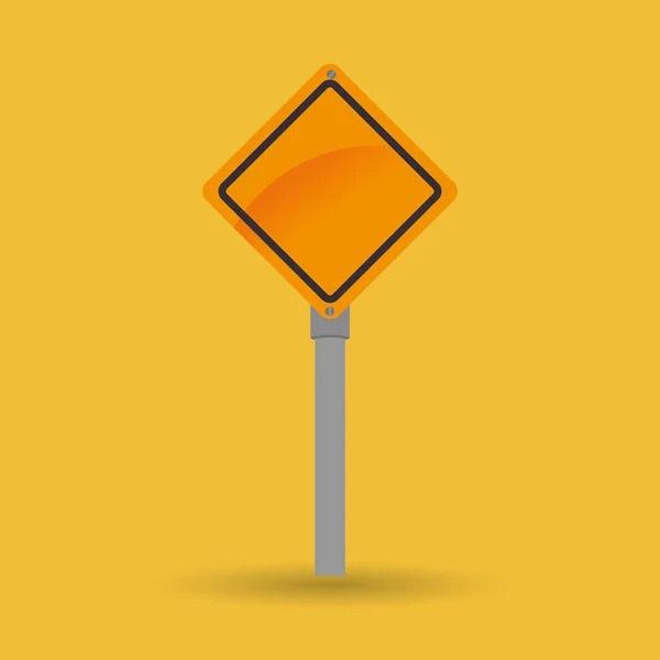 Road sign design — Stock Vector