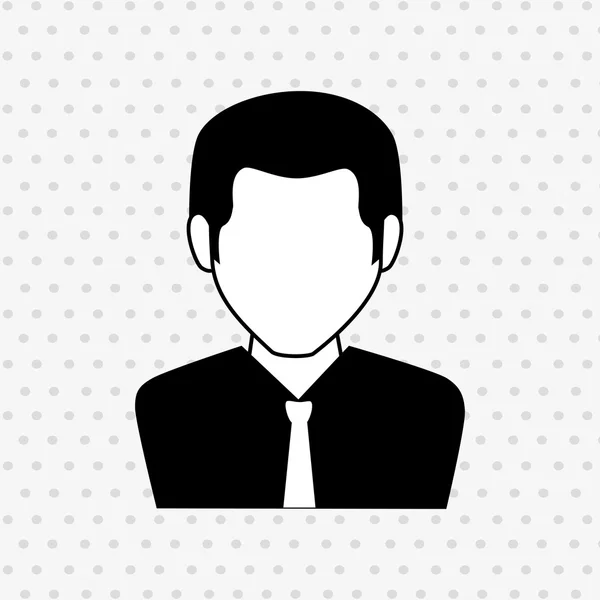 Design avatar utente — Vettoriale Stock