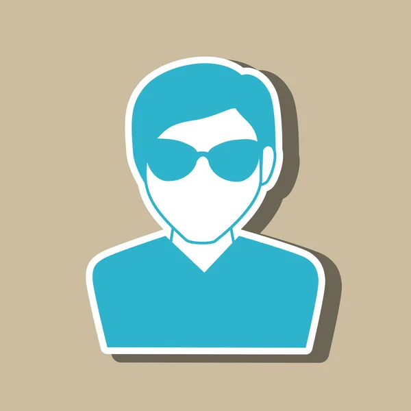 Usuário avatar design —  Vetores de Stock