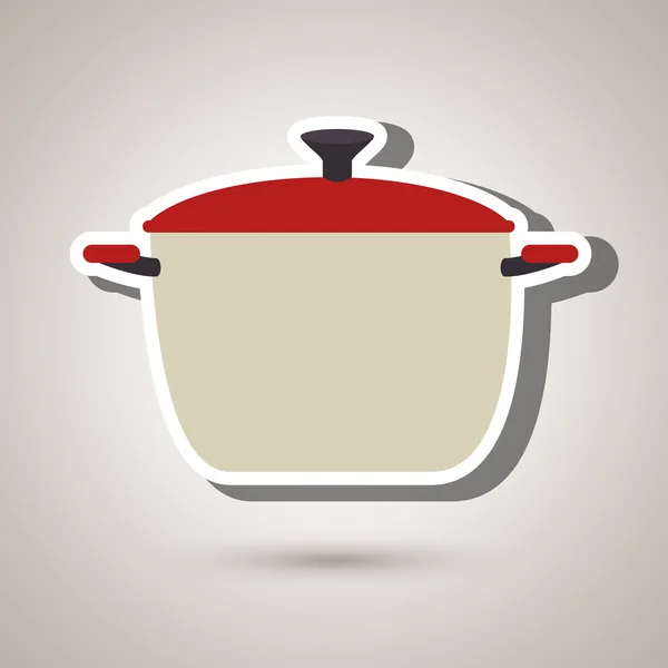 Cocina utensilios de diseño — Vector de stock