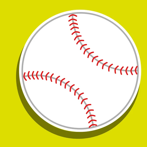 Disegno di sport di baseball — Vettoriale Stock