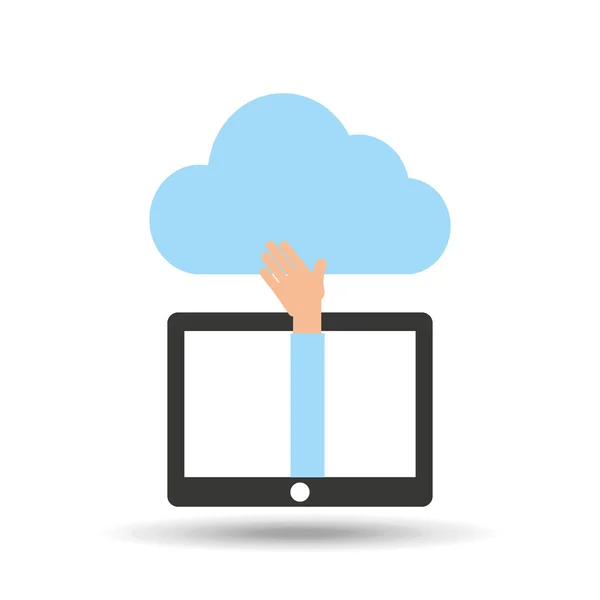 Cloud Computing Design — Stockvektor