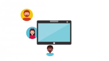 sosyal ağ, video animasyon