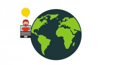 Sosyal ağ animasyon