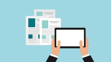 sosyal ağ, video animasyon