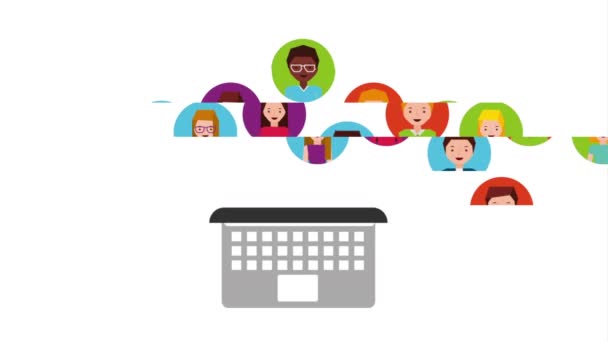 réseaux sociaux, animation vidéo 