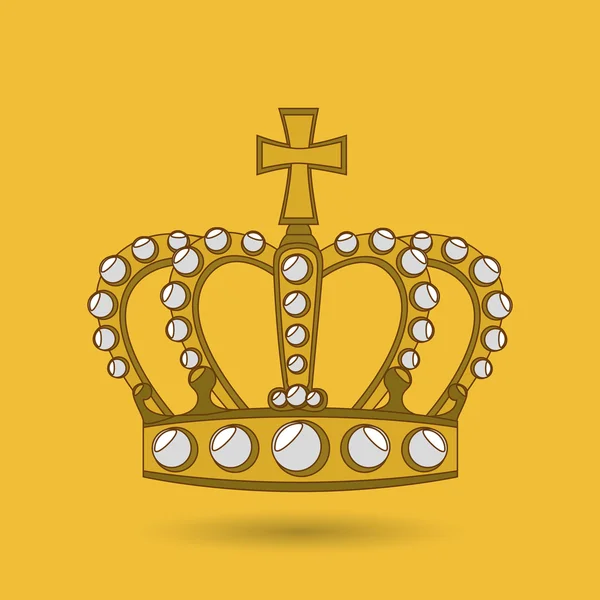 Queens couronne design — Image vectorielle