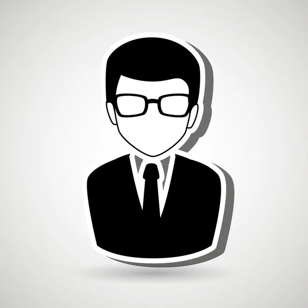 Projekt avatar użytkownika — Wektor stockowy
