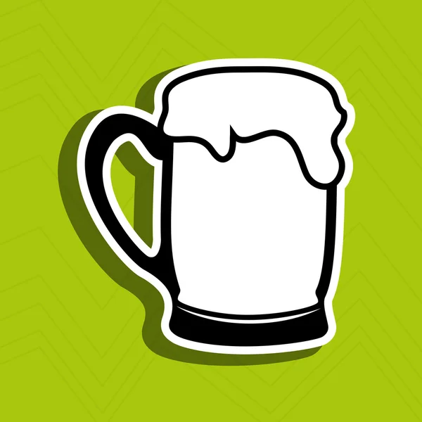 Drank platte pictogram ontwerp — Stockvector