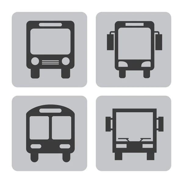 Conceito de ônibus design isolado — Vetor de Stock