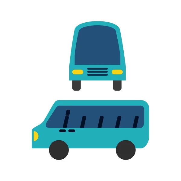 Автобусная концепция — стоковый вектор