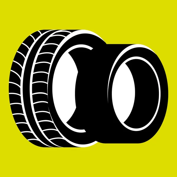 Conception des pneus de voiture — Image vectorielle