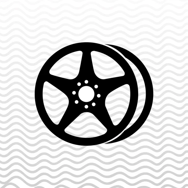 汽车轮胎设计 — 图库矢量图片