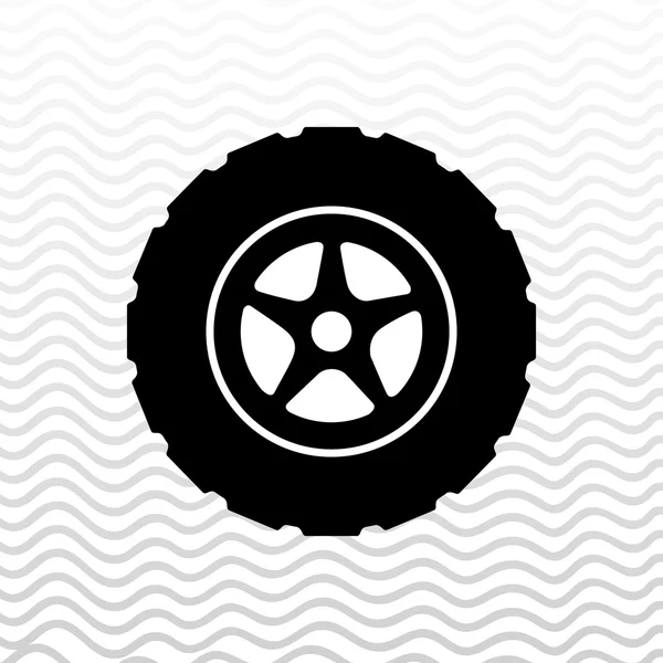 汽车轮胎设计 — 图库矢量图片