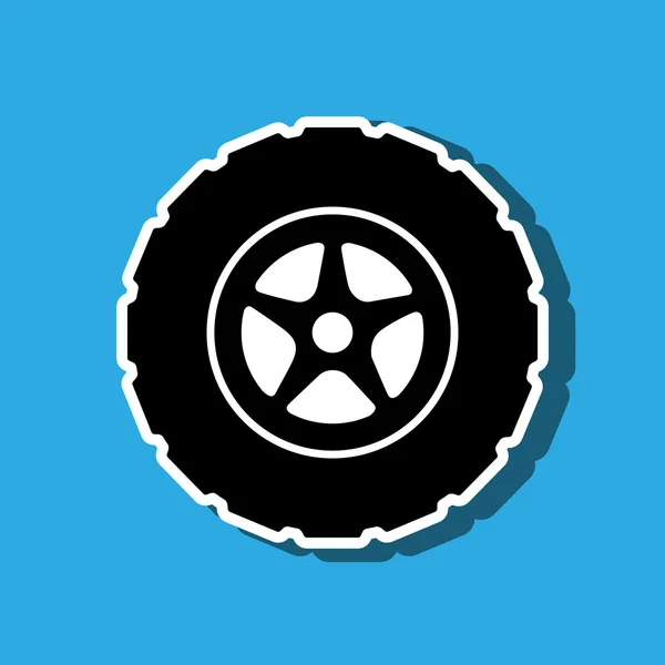 Design de pneus de carro — Vetor de Stock