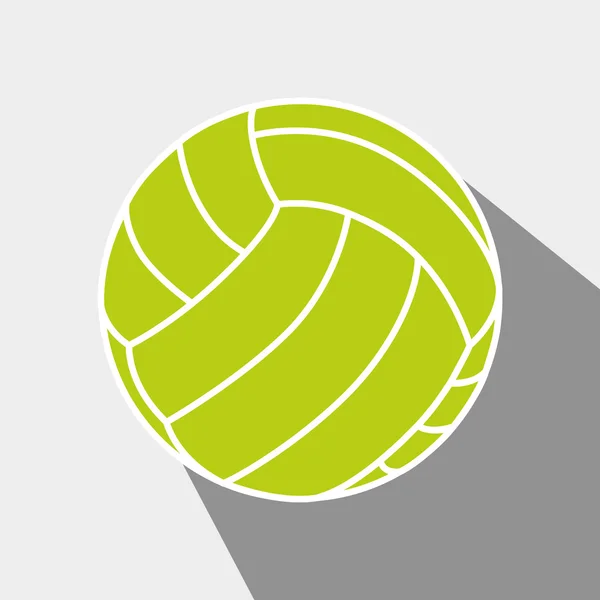Conception de balle de volley — Image vectorielle