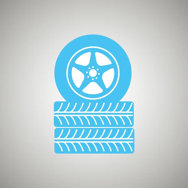 Car tires design — Stock Vector
