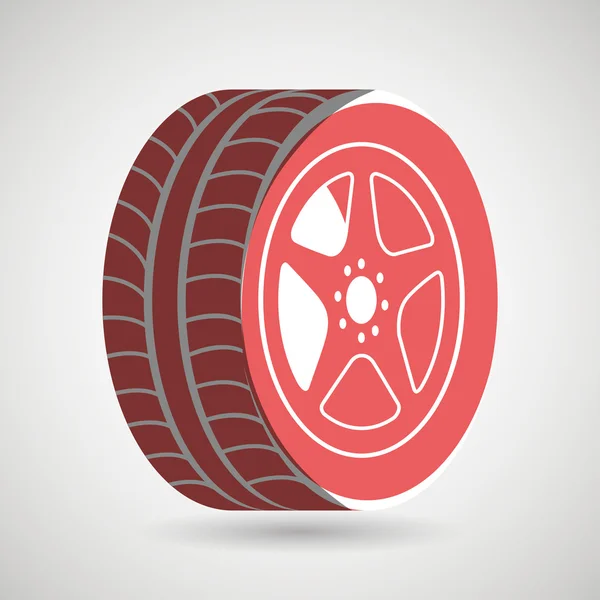 Diseño de neumáticos de coche — Archivo Imágenes Vectoriales