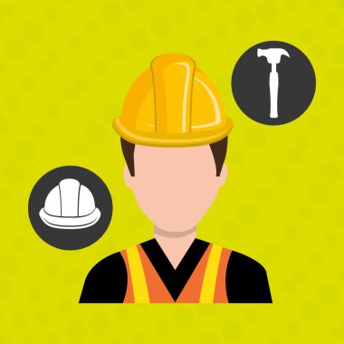 İnşaat işçisi tasarımı