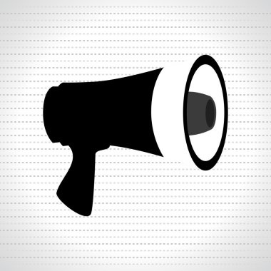 Megafon simgesi tasarım