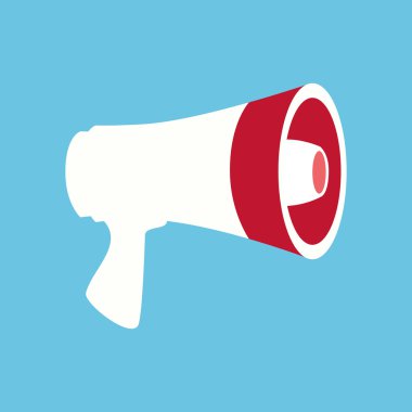 Megafon simgesi tasarım