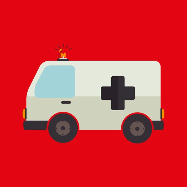 Diseño de emergencia médica — Vector de stock