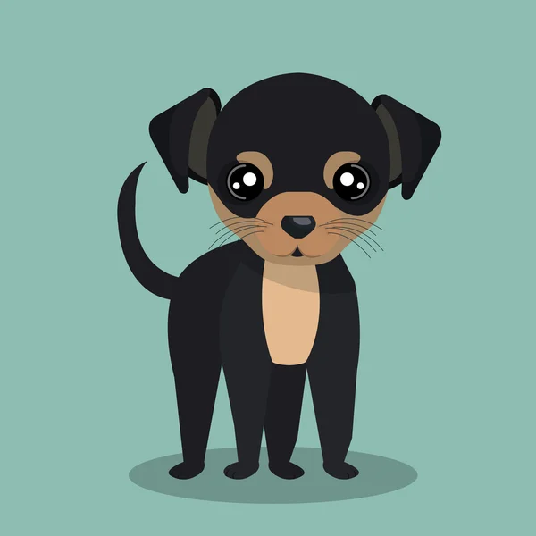 Cute dog design — Stock Vector
