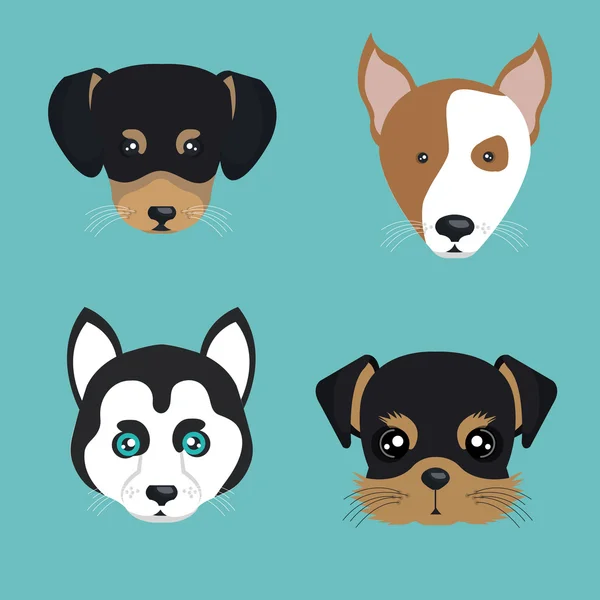 Design de cão bonito —  Vetores de Stock