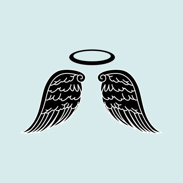 Beautiful angel design — Stock Vector