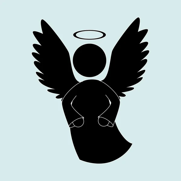 Belo design de anjo —  Vetores de Stock