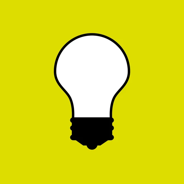 電球の光のデザイン — ストックベクタ